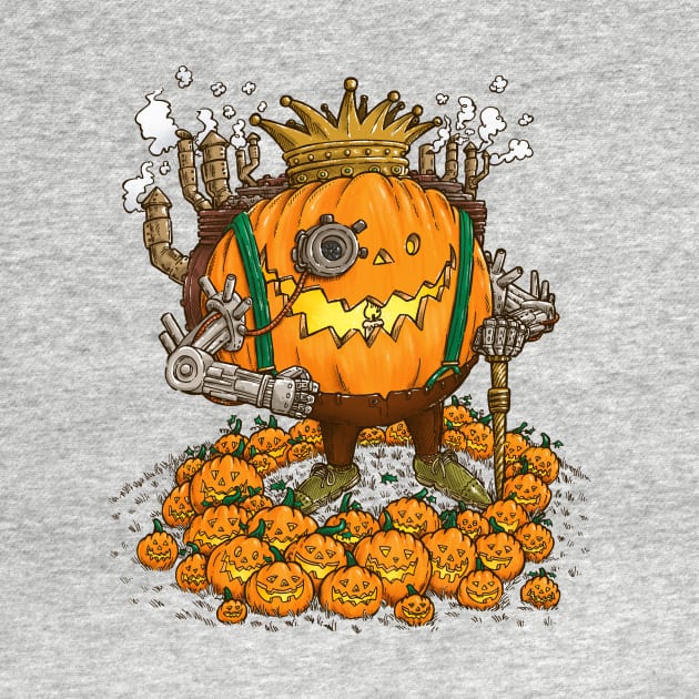 The Steampunk Pumpking by nickv47